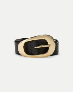 Veronica Beard Accessories|The Gift Guide*Carlotta Leather Belt in Black
