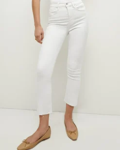 Veronica Beard Jeans|Vb Classics*Carly Raw Hem Kick Flare Jean in White