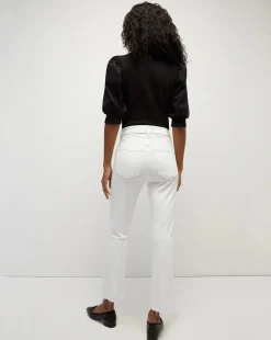 Veronica Beard Jeans|Vb Classics*Carly Raw Hem Kick-Flare Jean in White