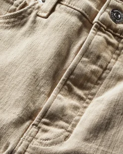 Veronica Beard Jeans*Carolina Khaki High-Rise Crop-Flare Jean StoneKhaki