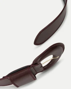 Veronica Beard Accessories|The Gift Guide*Carolina Leather Belt in Wine