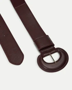 Veronica Beard Accessories|The Gift Guide*Carolina Leather Belt in Wine