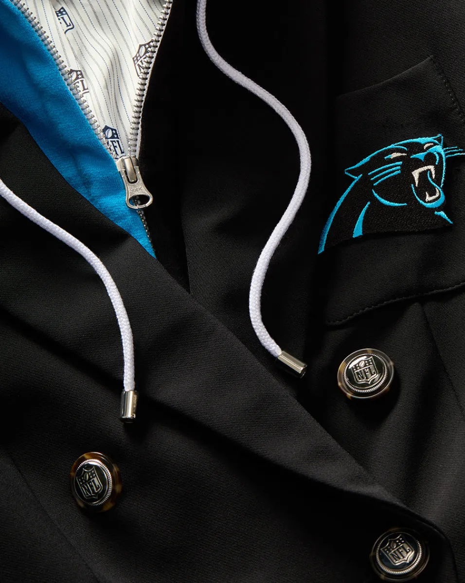Veronica Beard Jackets & Outerwear|The Gift Guide*Carolina Panthers Dickey Jacket in Black/Silver CarolinaPanthers