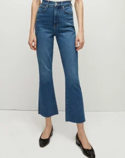 Veronica Beard Jeans*Carolina Skinny Kick-Flare Jean in Serendipity