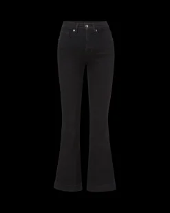 Veronica Beard Jeans|Vb Classics*Carson Black Washed Kick-Flare Jeans Onyx