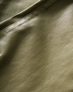 Veronica Beard Jeans*Carson Coated Off-Duty Kick-Flare Jean in Army High Gloss ArmyHighGloss