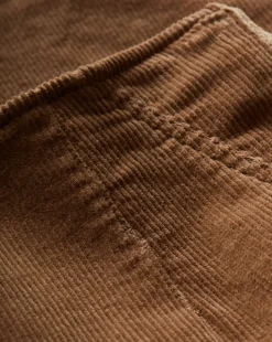 Veronica Beard Jeans*Carson Corduroy Kick-Flare Jeans in Brown DeepOchre