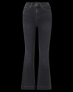 Veronica Beard Jeans|Vb Classics*Carson High-Rise Ankle Flare Jean WashedOnyx
