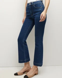 Veronica Beard Jeans|Vb Classics*Carson Kick-Flare High-Rise Jean BrightBlue