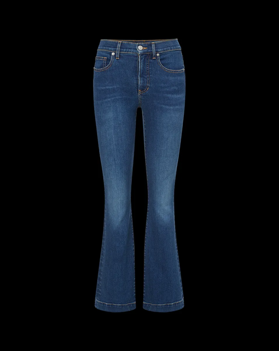 Veronica Beard Jeans|Vb Classics*Carson Kick-Flare High-Rise Jean BrightBlue