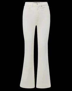 Veronica Beard Jeans|Extended Sizes*Carson Kick-Flare Jean | Extended Ecru