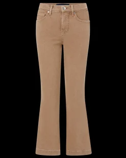 Veronica Beard Jeans*Carson Kick-Flare Jean in Tan Sierra TanSierra