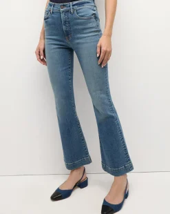 Veronica Beard Jeans*Carson Kick-Flare Jean in Bandit Dust BanditDust