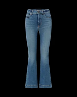 Veronica Beard Jeans*Carson Kick-Flare Jean in Bandit Dust BanditDust