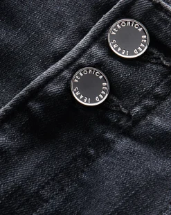 Veronica Beard Jeans*Carson Kick-Flare Jean in Washed Black Denim WashedOnyx