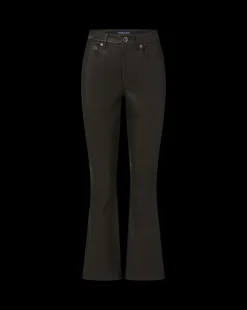 Veronica Beard Jeans|Pants*Carson Kick-Flare Leather Pant in Black