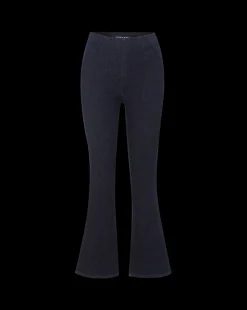 Veronica Beard Jeans*Carson Off-Duty Kick-Flare Jean in Black Oxford