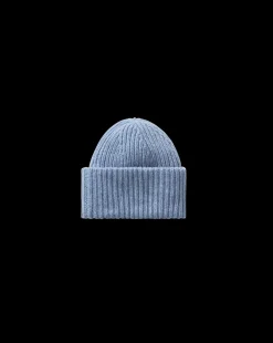 Veronica Beard Accessories|The Gift Guide*Cashmere Foldover Beanie in Smoke Blue SmokeBlue