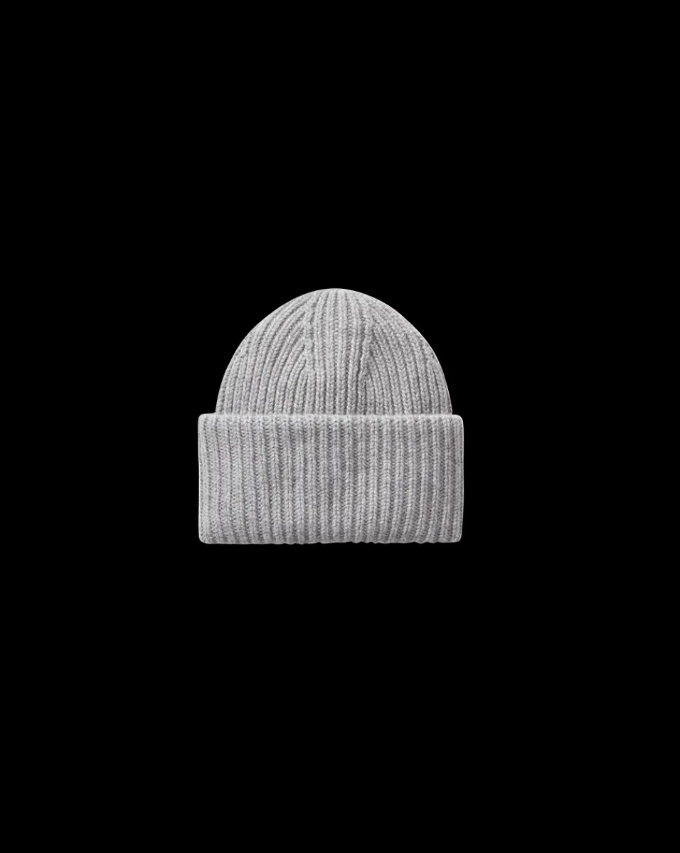 Veronica Beard Accessories|The Gift Guide*Cashmere Foldover Beanie in Heather Grey HeatherGrey