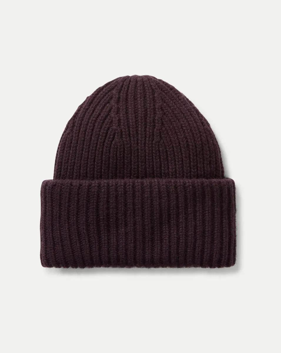 Veronica Beard Accessories|The Veronicas' Favorites*Cashmere Foldover Beanie in Dark Chocolate DarkChocolate