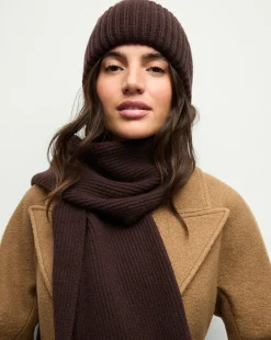 Veronica Beard Accessories|The Veronicas' Favorites*Cashmere Foldover Beanie in Dark Chocolate DarkChocolate