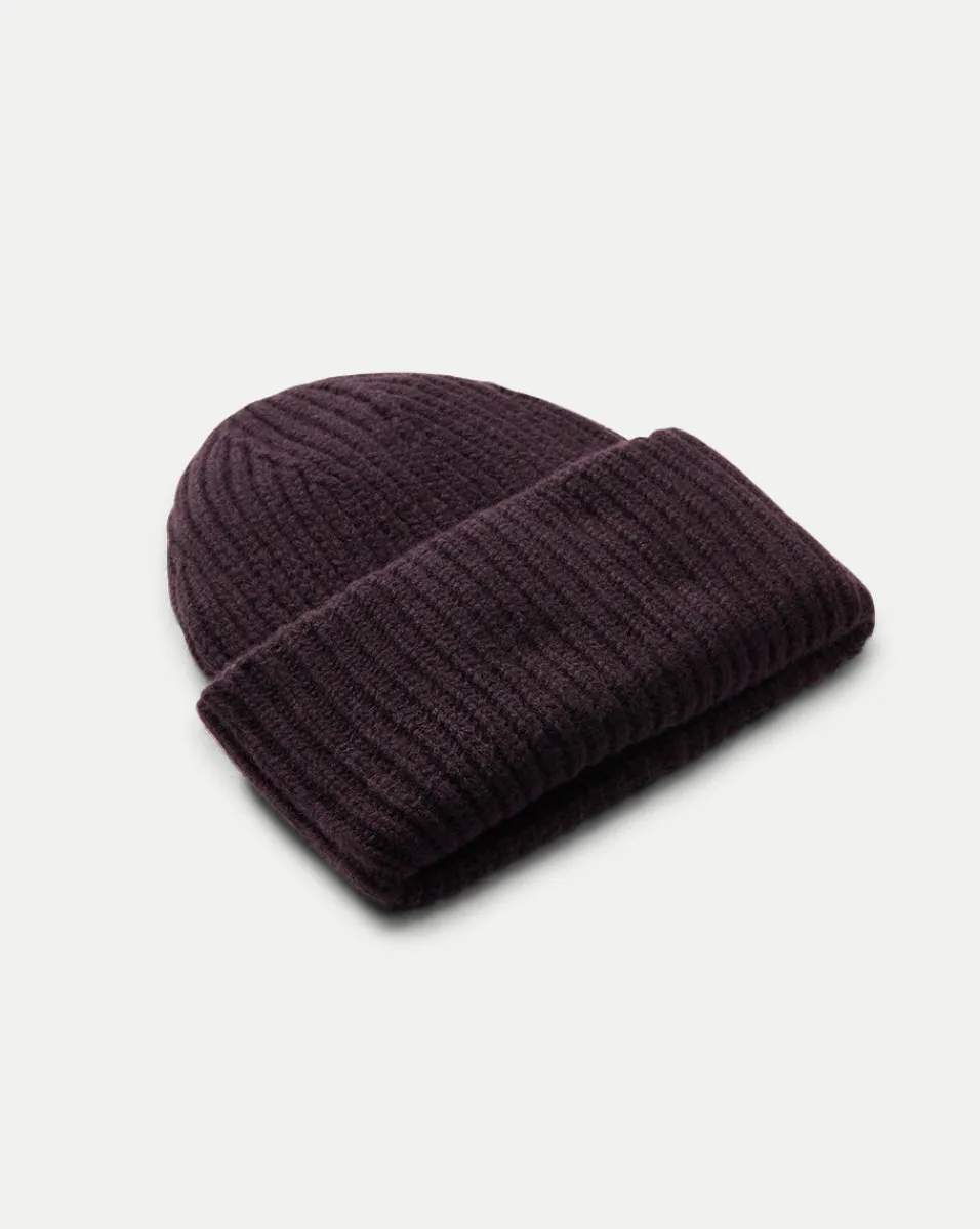 Veronica Beard Accessories|The Veronicas' Favorites*Cashmere Foldover Beanie in Dark Chocolate DarkChocolate