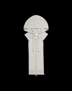 Veronica Beard Dickeys|Vb Classics*Cashmere Hoodie Dickey Grey
