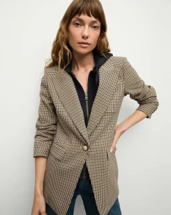 Veronica Beard Dickeys*Cashmere Hoodie Dickey Insert in Navy