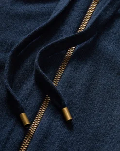 Veronica Beard Dickeys*Cashmere Hoodie Dickey Insert in Navy