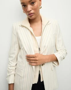 Veronica Beard Dickeys|Vb Classics*Cashmere Uptown Dickey Ivory