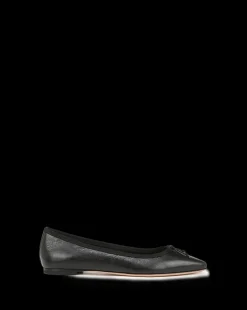 Veronica Beard Flats & Loafers*Catherine Leather Ballet Flat in Black