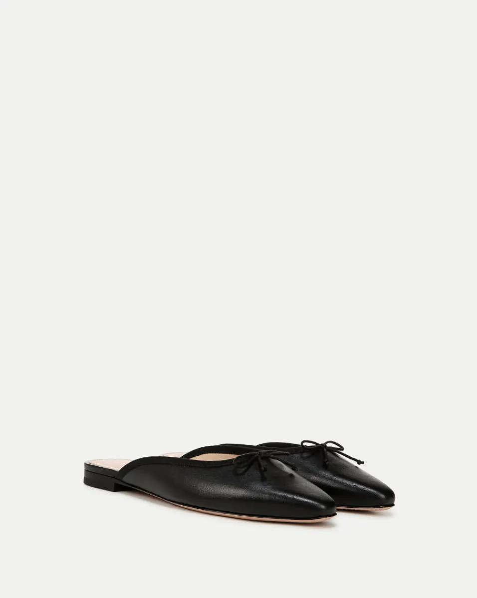 Veronica Beard Flats & Loafers*Catherine Leather Mule in Black