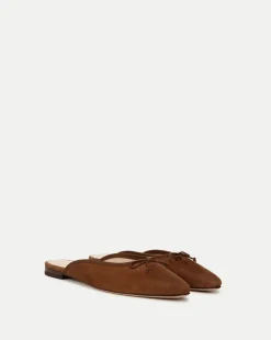 Veronica Beard Flats & Loafers*Catherine Suede Mule in Cedar
