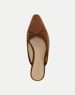 Veronica Beard Flats & Loafers*Catherine Suede Mule in Cedar