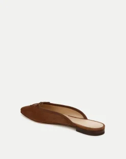 Veronica Beard Flats & Loafers*Catherine Suede Mule in Cedar