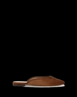 Veronica Beard Flats & Loafers*Catherine Suede Mule in Cedar