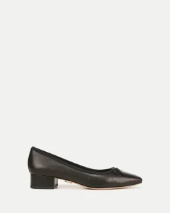 Veronica Beard Flats & Loafers|Pumps*Cecile Leather Ballet Pump Black