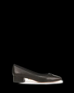 Veronica Beard Flats & Loafers|Pumps*Cecile Leather Ballet Pump Black