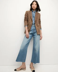 Veronica Beard Flats & Loafers|Vb Classics*Cecile Leather Cap-Toe Slingback in Bisque/Black