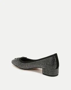 Veronica Beard Flats & Loafers|Pumps*Cecile Rhinestone Ballet Pump in Black Rhinestone BlackRhinestone