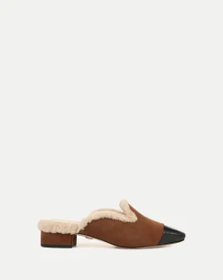 Veronica Beard Flats & Loafers|The Veronicas' Favorites*Cecile Shearling Mule in Cedar