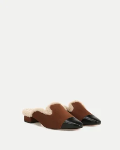 Veronica Beard Flats & Loafers|The Veronicas' Favorites*Cecile Shearling Mule in Cedar