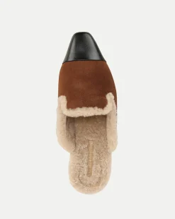 Veronica Beard Flats & Loafers|The Veronicas' Favorites*Cecile Shearling Mule in Cedar