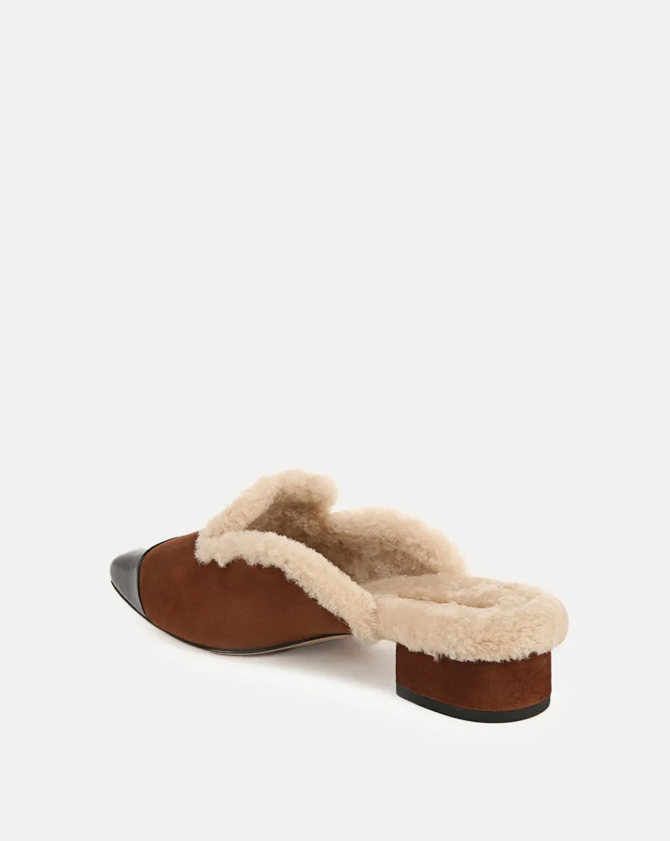 Veronica Beard Flats & Loafers|The Veronicas' Favorites*Cecile Shearling Mule in Cedar