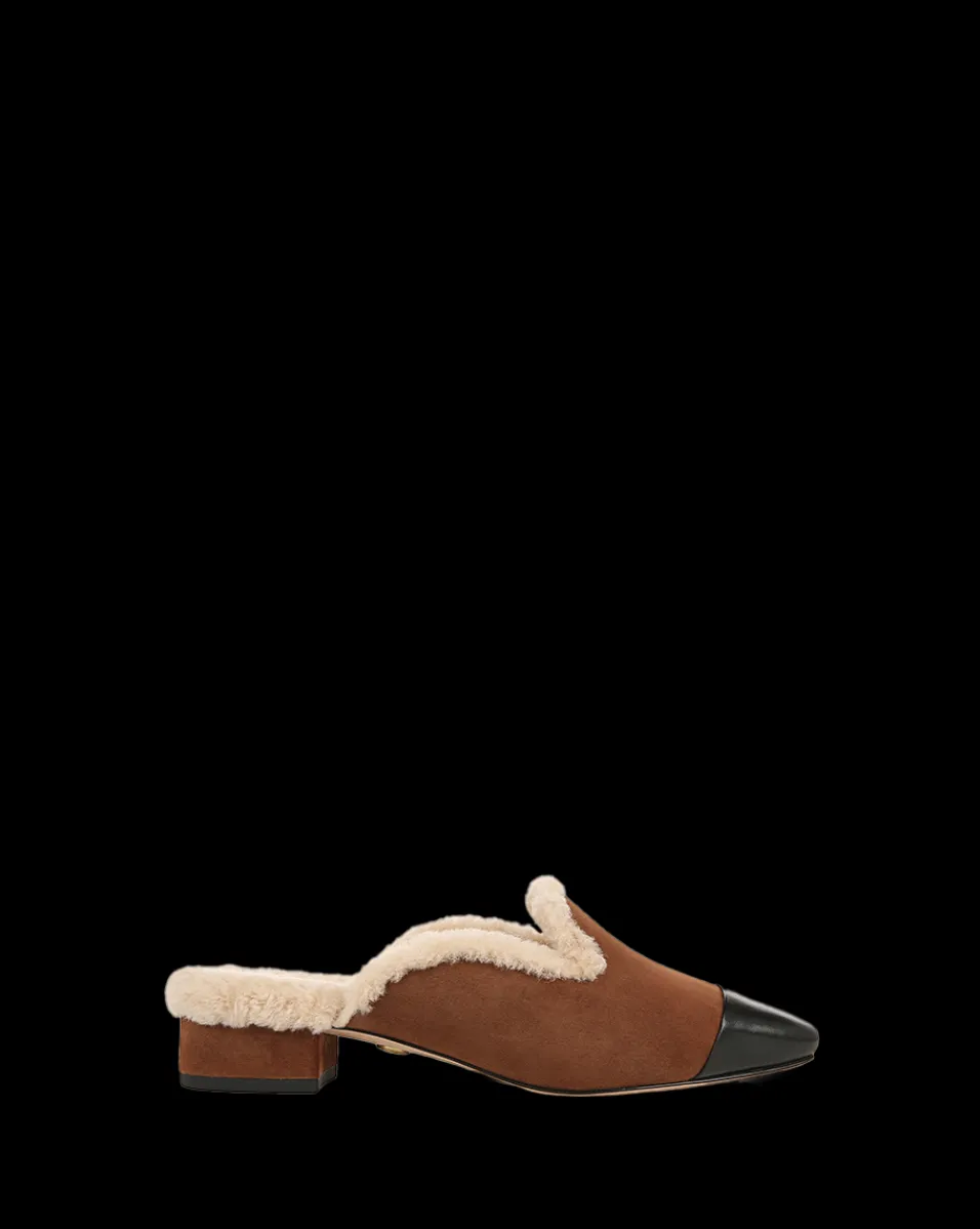 Veronica Beard Flats & Loafers|The Veronicas' Favorites*Cecile Shearling Mule in Cedar