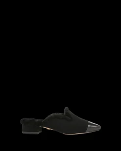 Veronica Beard Flats & Loafers*Cecile Shearling Mule in Black
