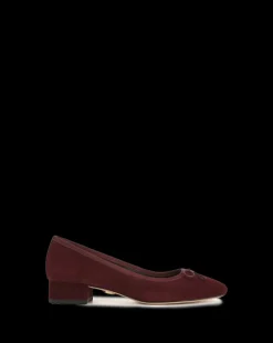 Veronica Beard Flats & Loafers|Pumps*Cecile Suede Ballet Pump in Acai