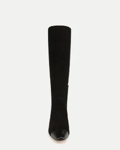 Veronica Beard Boots & Booties*Cecile Suede Knee High Boots in Black