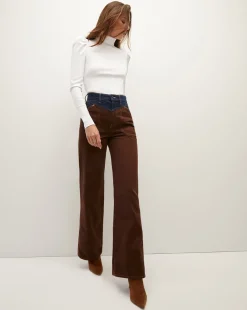 Veronica Beard Tops*Cedar Turtleneck White