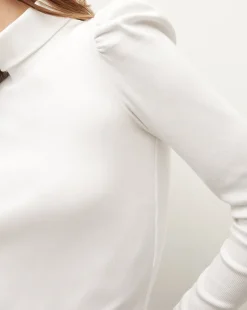 Veronica Beard Tops*Cedar Turtleneck White